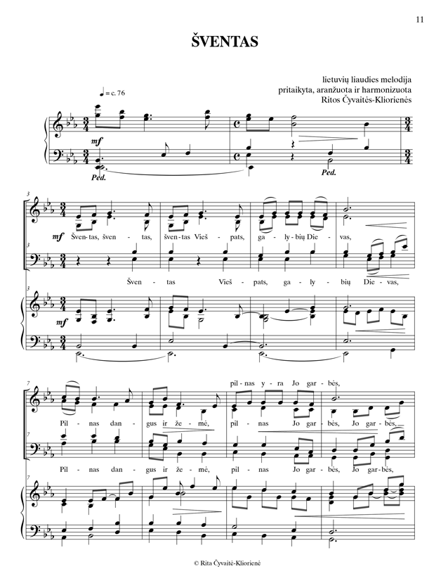 KA 540 SATB 04 Šventas 25pct